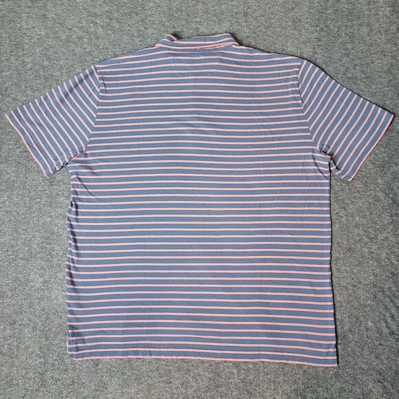 Faherty Men's Shirt Size 2XL Blue Pink Polo Striped Movement Long Sleeve Good Co - Picture 2 of 7